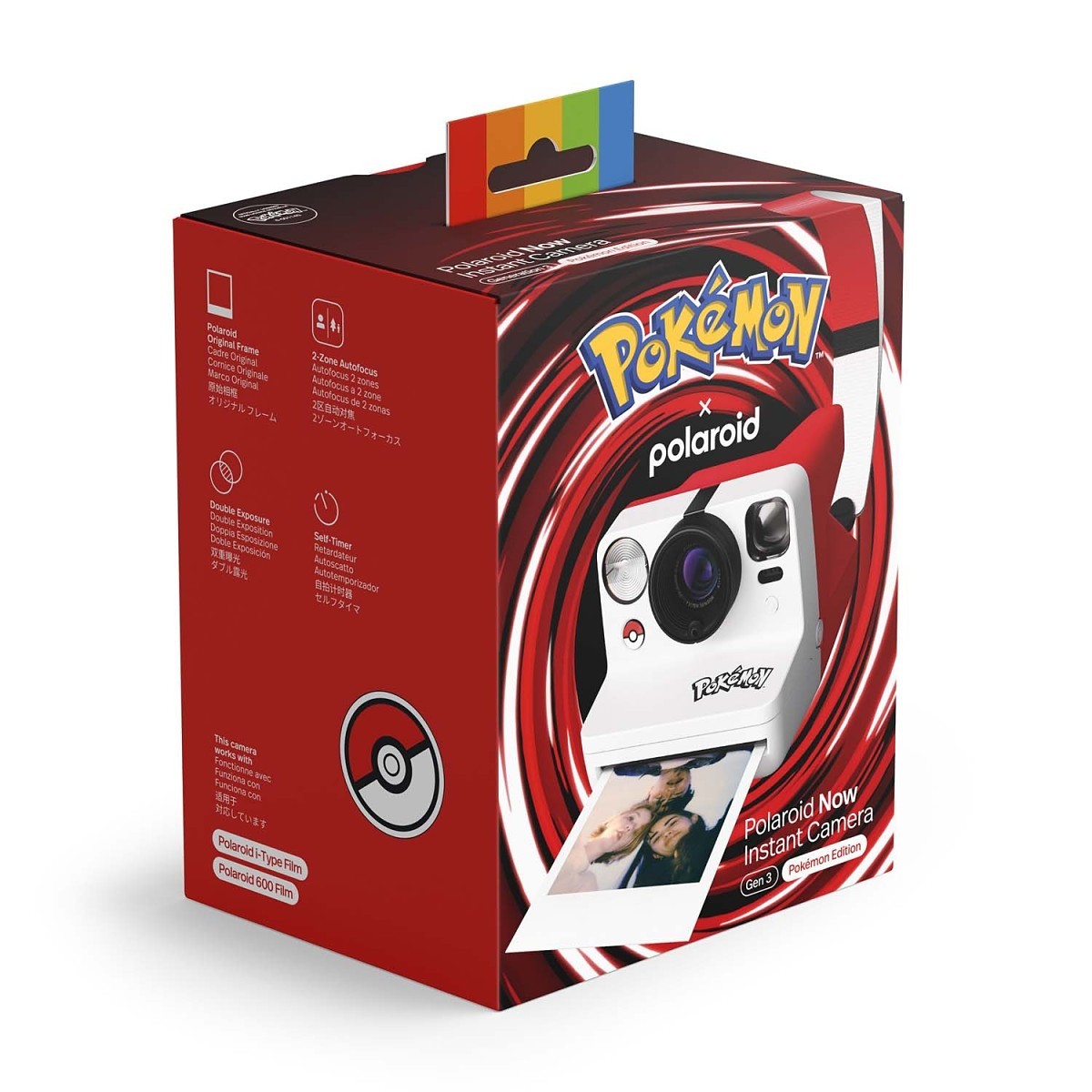 [Pre Orden] Pokémon × Polaroid: Polaroid Now Instant Camera Generation 3—Pokémon Edition