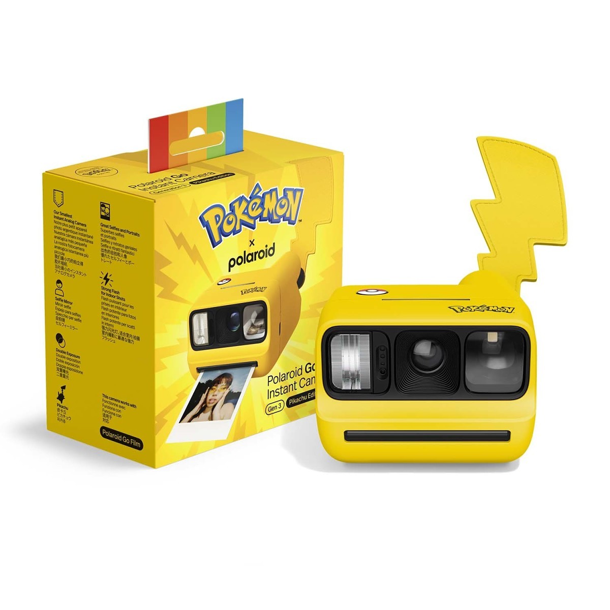 [Pre Orden] Pokémon × Polaroid: Polaroid Go Instant Camera Generation 3—Pikachu Edition